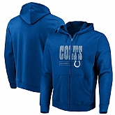Men's Indianapolis Colts Majestic Hyper Stack Full Zip Hoodie Royal,baseball caps,new era cap wholesale,wholesale hats